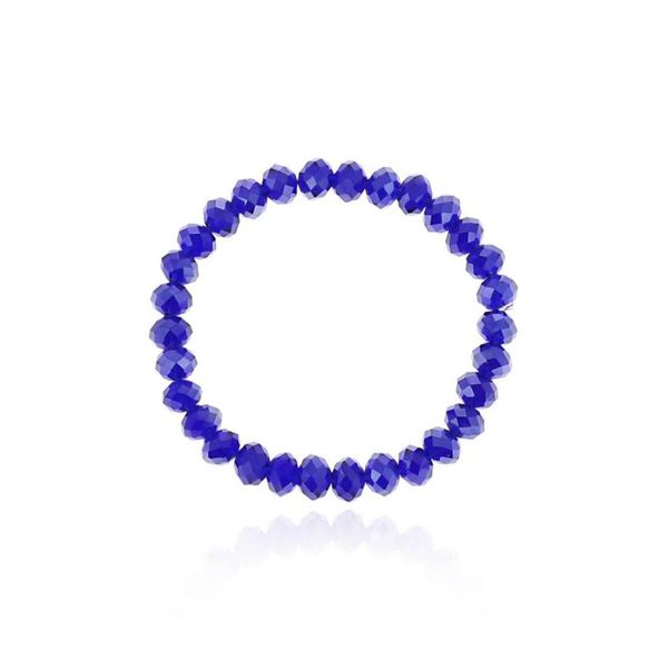 6mm briolette crystal glass beads bracelet faceted briollete rondelle shape beaded stretch bracelet assorted colors5405654, Black
6mm briolette crystal glass beads bracelet faceted briollete rondelle shape beaded stretch bracelet assorted colors5405654, Black