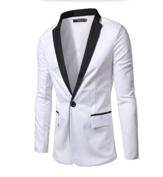 stylish men suits jacket white formal suits jacket black lapel one button custom made groom wedding tuxedos jacket6111164, Black;brown
stylish men suits jacket white formal suits jacket black lapel one button custom made groom wedding tuxedos jacket6111164, Black;brown