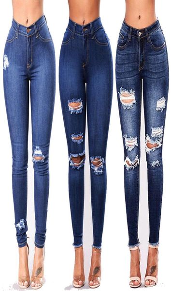 new stylish womens high waisted skinny ripped denim pants slim pencil jeans trousers plus size 3 styles a9475198, Blue
new stylish womens high waisted skinny ripped denim pants slim pencil jeans trousers plus size 3 styles a9475198, Blue