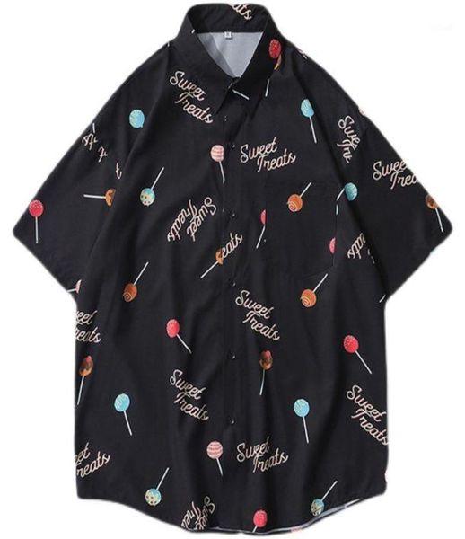 men039s casual shirts men women shirt short kawaii lollipop printing sleeve fitted anime manga clothes japanese style2497097, White;black
men039s casual shirts men women shirt short kawaii lollipop printing sleeve fitted anime manga clothes japanese style2497097, White;black
