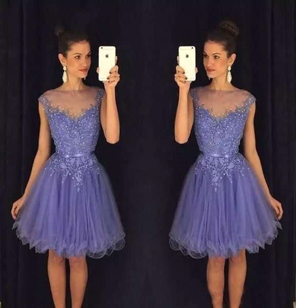 2018 modest lavender sheer homecoming dresses cap sleeves lace appliques beaded short prom dresses with belt backless cocktail gow6509847, Blue;pink
2018 modest lavender sheer homecoming dresses cap sleeves lace appliques beaded short prom dresses with belt backless cocktail gow6509847, Blue;pink