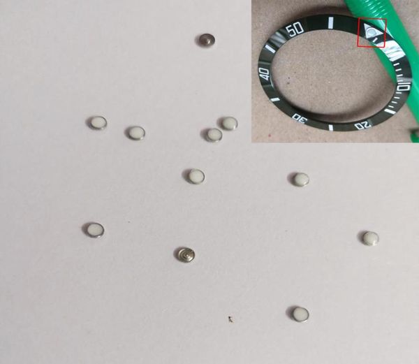 men watch repair kits luminous dot pearl on bezel for sub 116610 116613 116619 114060 parts accessory broken fix watc6929158
men watch repair kits luminous dot pearl on bezel for sub 116610 116613 116619 114060 parts accessory broken fix watc6929158