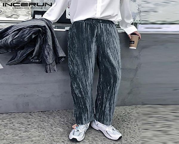 men039s pants incerun men casual button velour joggers streetwear loose korean style trousers 2021 pockets leisure pantalon s57029510, Black
men039s pants incerun men casual button velour joggers streetwear loose korean style trousers 2021 pockets leisure pantalon s57029510, Black