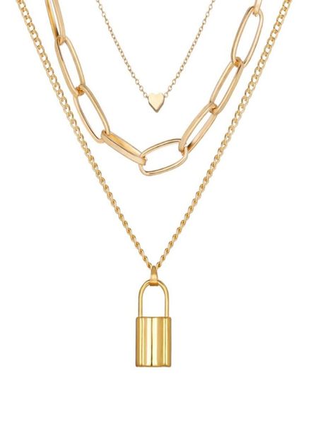 new highquality multilayer pendant necklaces creative retro simple peach heart lock pendant threelayer sweater chain whole6797317, Silver
new highquality multilayer pendant necklaces creative retro simple peach heart lock pendant threelayer sweater chain whole6797317, Silver