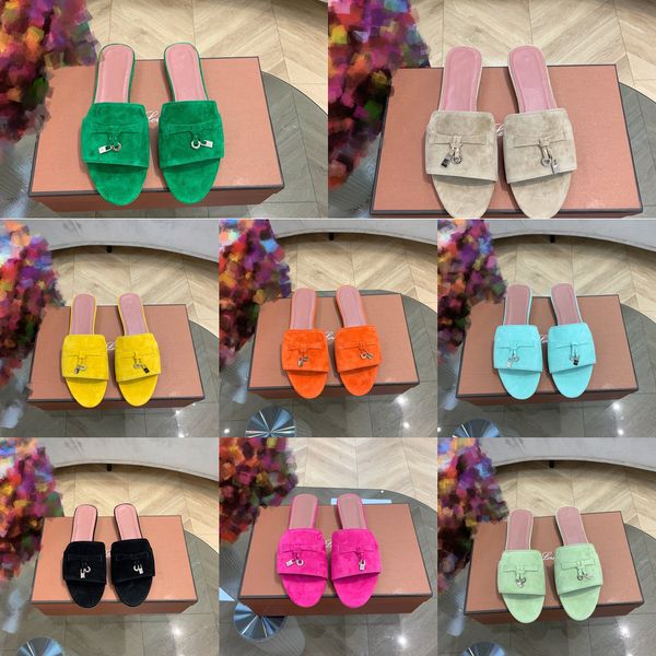 slippers loro pianan slippers for women open toe casual classic sandals loafers shoes lp flat sheepskin slides designer luxury high elastic, Black
slippers loro pianan slippers for women open toe casual classic sandals loafers shoes lp flat sheepskin slides designer luxury high elastic, Black