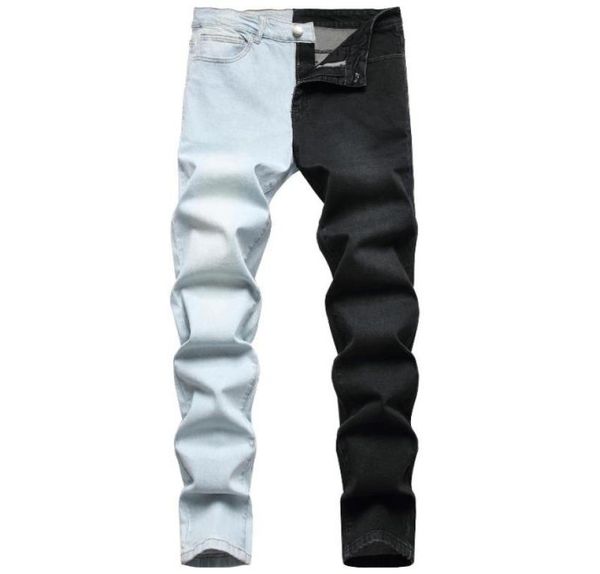 men039s jeans european american style for men fashion stitching twocolor trend stretch locomotive folds streetwear male denim 2853161, Blue
men039s jeans european american style for men fashion stitching twocolor trend stretch locomotive folds streetwear male denim 2853161, Blue