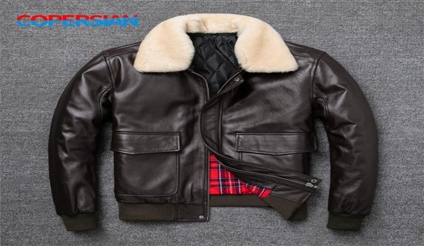 men039s leather faux flight jacket fur collar genuine layer cow men black brown coat winter 2209053352287
men039s leather faux flight jacket fur collar genuine layer cow men black brown coat winter 2209053352287