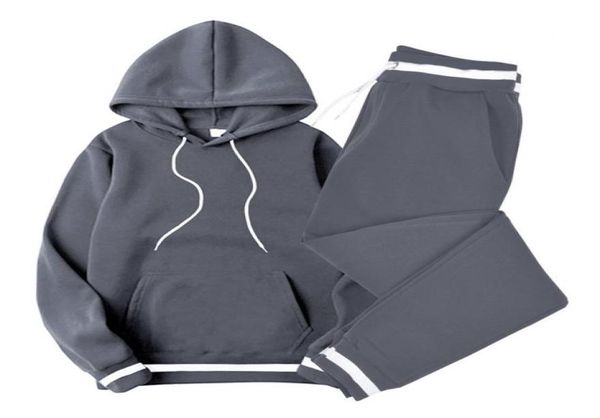 sets tracksuit men 2020 srring autumn hooded sweatshirt drawstring outfit sportswear casual male suit pullover two piece set1507008, Gray
sets tracksuit men 2020 srring autumn hooded sweatshirt drawstring outfit sportswear casual male suit pullover two piece set1507008, Gray