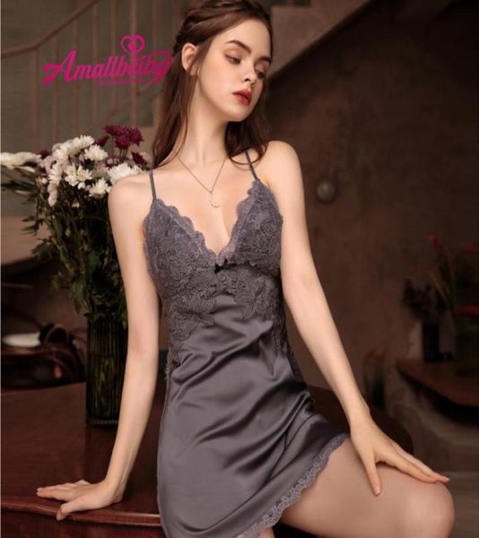 women039s sleepwear winter night dress lingerie backless lace nightwear silk nightgowns homewear breast pad sling nightdre5894505, Black;red
women039s sleepwear winter night dress lingerie backless lace nightwear silk nightgowns homewear breast pad sling nightdre5894505, Black;red
