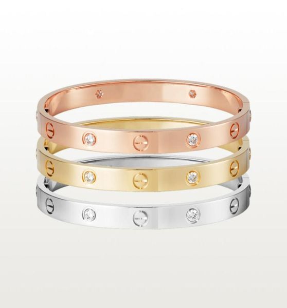 love screw bracelet designer bracelets 4 diamonds bangle luxury jewelry accessories titanium steel alloy goldplated never fade no9773469, Black
love screw bracelet designer bracelets 4 diamonds bangle luxury jewelry accessories titanium steel alloy goldplated never fade no9773469, Black