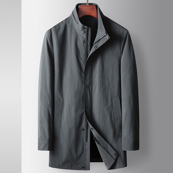 mens trench coat spring and autumn new medium green young luxury business coat mid-length stand collar casual trench coat generation, Tan;black
mens trench coat spring and autumn new medium green young luxury business coat mid-length stand collar casual trench coat generation, Tan;black