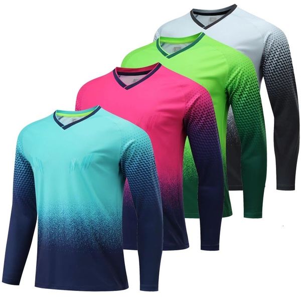 outdoor tshirts men kids football jersey custom soccer tracksuit long sleeve uniform child shirt kit goalkeeper sport suit 230821, Gray;blue
outdoor tshirts men kids football jersey custom soccer tracksuit long sleeve uniform child shirt kit goalkeeper sport suit 230821, Gray;blue
