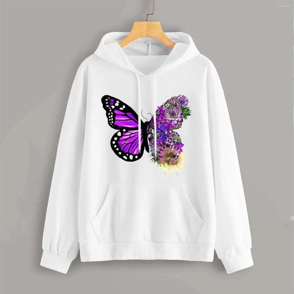 women's hoodies 3d butterfly sweatshirts print loose pullover hoodie streetwear y2k long women sleeve haruku moletom 2023, Black
women's hoodies 3d butterfly sweatshirts print loose pullover hoodie streetwear y2k long women sleeve haruku moletom 2023, Black