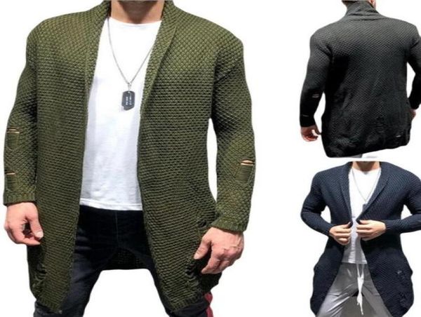 men039s sweaters men cardigan long sleeve hole casual style sweater holes mens midlength knitwear with 3 colors6205196, White;black
men039s sweaters men cardigan long sleeve hole casual style sweater holes mens midlength knitwear with 3 colors6205196, White;black