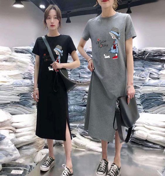oneimirry new short sleeve korean women dress casual graphic print tshirt dresses girl black o neck slim vestidos verano 20207235765, Black;gray
oneimirry new short sleeve korean women dress casual graphic print tshirt dresses girl black o neck slim vestidos verano 20207235765, Black;gray