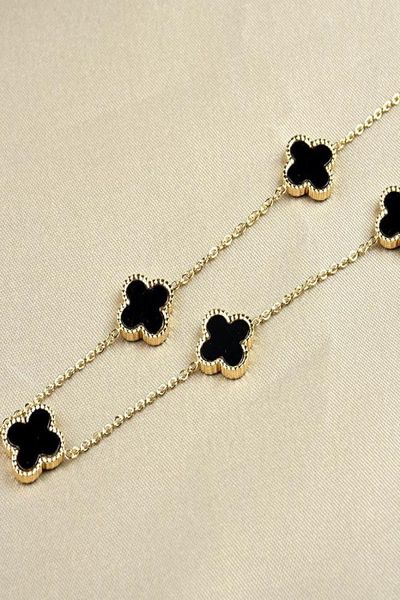 fine design titanium steel clover pendant necklace jewelry for women gift6683198, Silver
fine design titanium steel clover pendant necklace jewelry for women gift6683198, Silver