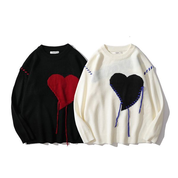 men s hoodies sweatshirts harajuku heart shape pattern tassel knitted sweater men hip hop retro casual loose o neck college style pullover c, Black
men s hoodies sweatshirts harajuku heart shape pattern tassel knitted sweater men hip hop retro casual loose o neck college style pullover c, Black