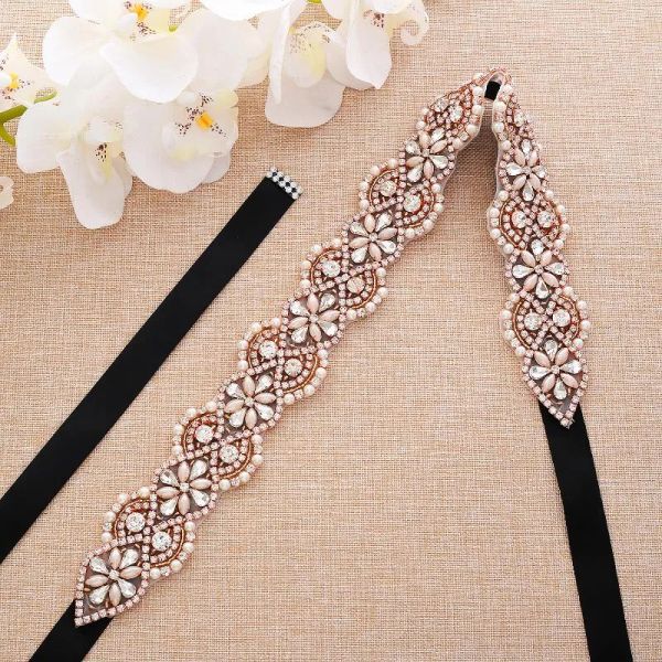 wedding sashes rhinestones bridal belt pearls simple crystal sash rose gold for evening dresseszz, White
wedding sashes rhinestones bridal belt pearls simple crystal sash rose gold for evening dresseszz, White