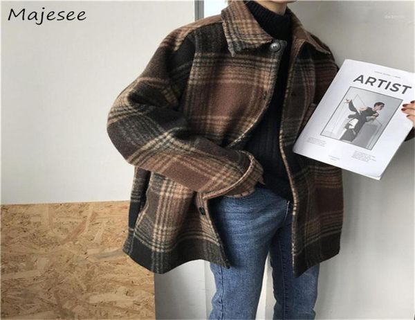 wool women simple plaid student allmatch pockets elegant womens outwear winter warm harajuku females coat fashion18387678, Black
wool women simple plaid student allmatch pockets elegant womens outwear winter warm harajuku females coat fashion18387678, Black