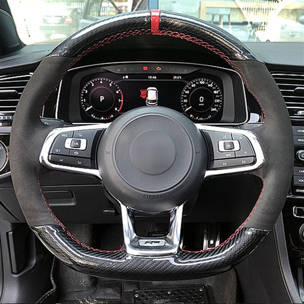 carbon fiber black suede car steering wheel cover for volkswagen golf 7 gti golf r mk7 polo scirocco 2015 20162651
carbon fiber black suede car steering wheel cover for volkswagen golf 7 gti golf r mk7 polo scirocco 2015 20162651