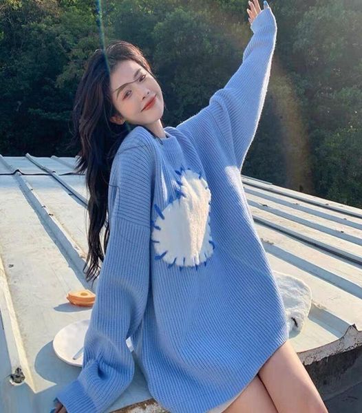 women039s sweaters pullovers love sweater female 2022 autumn and winter retro loose casual round collar long sleeve niche pullo4731627, White;black
women039s sweaters pullovers love sweater female 2022 autumn and winter retro loose casual round collar long sleeve niche pullo4731627, White;black