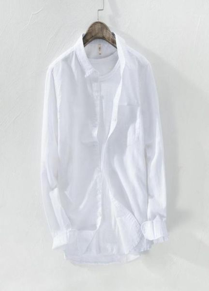 men039s casual shirts 2021 summer mens luxury cotton linen beach designer long sleeved business male work single breasted s2717223, White;black
men039s casual shirts 2021 summer mens luxury cotton linen beach designer long sleeved business male work single breasted s2717223, White;black