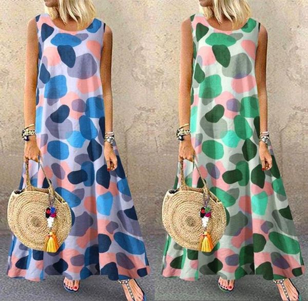 2021 new ladies dresses summer fashion elegant ladies floral bohemian casual long skirt o neck sleeveless dress5246962, Black;gray
2021 new ladies dresses summer fashion elegant ladies floral bohemian casual long skirt o neck sleeveless dress5246962, Black;gray