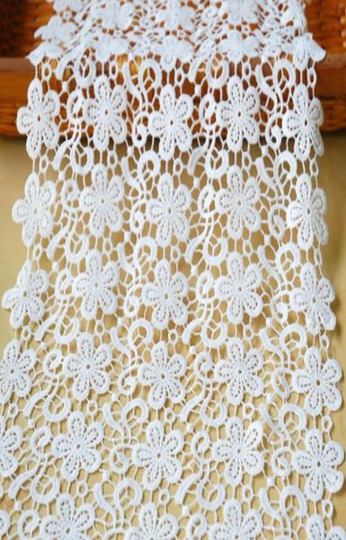 10yard width 13quot white flower cotton lace fabric trim ribbon for apparel sewing diy wedding dress doll cap hair clip1056772, Black
10yard width 13quot white flower cotton lace fabric trim ribbon for apparel sewing diy wedding dress doll cap hair clip1056772, Black