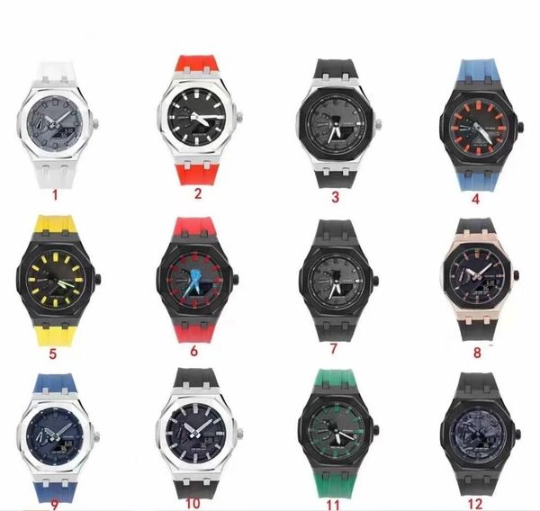 2023 original shock watch sports digital quartz oak watch revamped alloy ultra thin led dial world time full functional, Slivery;brown
2023 original shock watch sports digital quartz oak watch revamped alloy ultra thin led dial world time full functional, Slivery;brown
