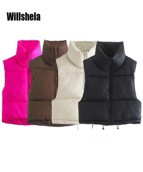 willshela women fashion high neck cropped waistcoat vest casual woman sleeveless puffer jacket chic lady winter warm outfits 211239091122, Black;white
willshela women fashion high neck cropped waistcoat vest casual woman sleeveless puffer jacket chic lady winter warm outfits 211239091122, Black;white