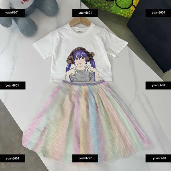 luxury kids clothes child sets baby dress 2pcs summer t-shirt and blue and white porcelain texture pleated skirt new arrival size 90-150 cm
luxury kids clothes child sets baby dress 2pcs summer t-shirt and blue and white porcelain texture pleated skirt new arrival size 90-150 cm