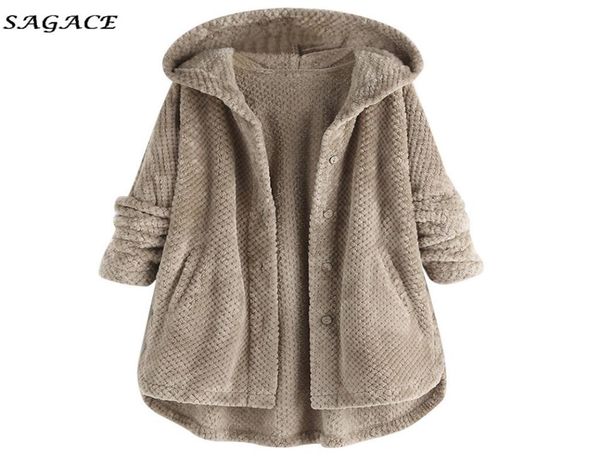 sagace clothes coats women winter warm coat hooded plus size fleece irregular long sleeve button pocket solid jacket hooded coat c8175148, Black;brown
sagace clothes coats women winter warm coat hooded plus size fleece irregular long sleeve button pocket solid jacket hooded coat c8175148, Black;brown