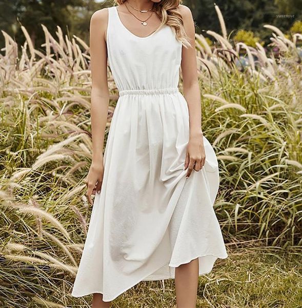casual dresses summer women039s elegant white dress romantic beautiful elastic waist midi sleeveless tank for women7041640, Black;gray
casual dresses summer women039s elegant white dress romantic beautiful elastic waist midi sleeveless tank for women7041640, Black;gray