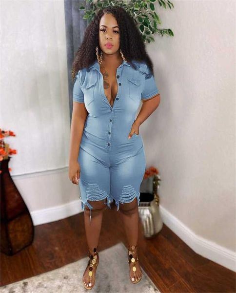 plus size clothing jeans jumpsuits women l5xl short sleeve bodysuit ripped denim shorts whole drop 2111028687947, Black
plus size clothing jeans jumpsuits women l5xl short sleeve bodysuit ripped denim shorts whole drop 2111028687947, Black