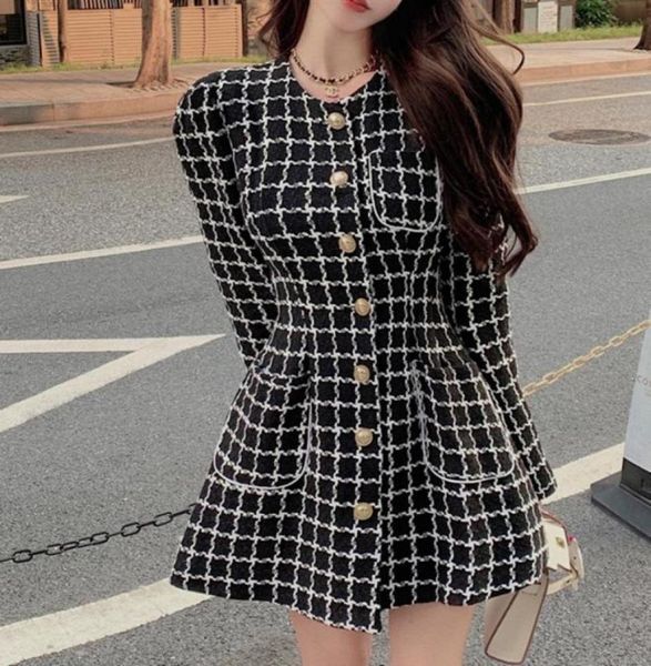 casual dresses small fragrance french party mini dress for women 2021 autumn vintage robe femme korean elegant tweed 6468903, Black;gray
casual dresses small fragrance french party mini dress for women 2021 autumn vintage robe femme korean elegant tweed 6468903, Black;gray