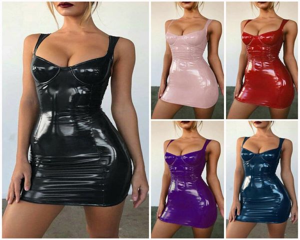 womens wet look pu leather strappy v neck high waist evening party mini dress5098714, Black;gray
womens wet look pu leather strappy v neck high waist evening party mini dress5098714, Black;gray