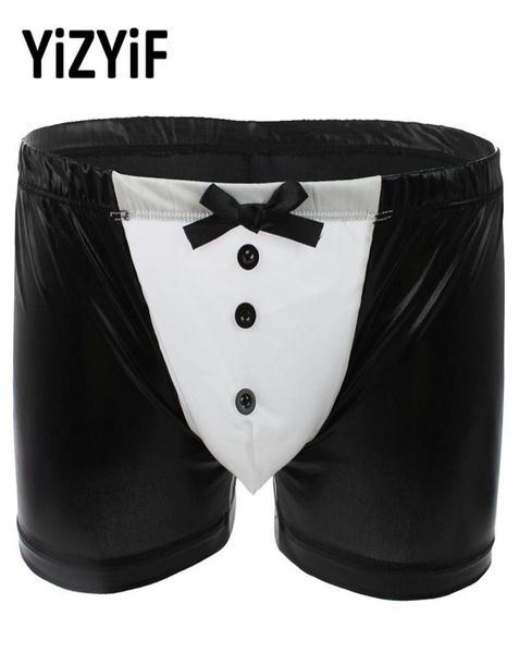 men039s swimwear men patent leather boxer underwear with buttons and bowknot tuxedo brief gay sissy panties boxers menmen8573291
men039s swimwear men patent leather boxer underwear with buttons and bowknot tuxedo brief gay sissy panties boxers menmen8573291