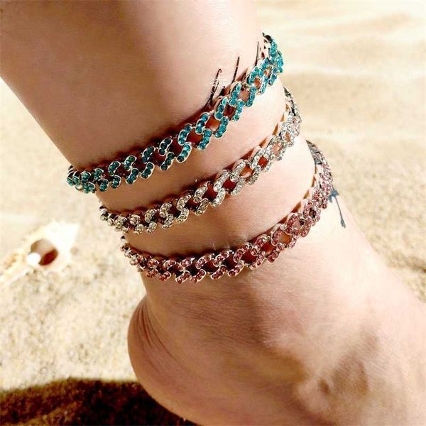 new iced out cuban anklet bracelet rhinestone hip hop jewelry for women blue pink crystal foot chain summer beach 230719, Red;blue
new iced out cuban anklet bracelet rhinestone hip hop jewelry for women blue pink crystal foot chain summer beach 230719, Red;blue