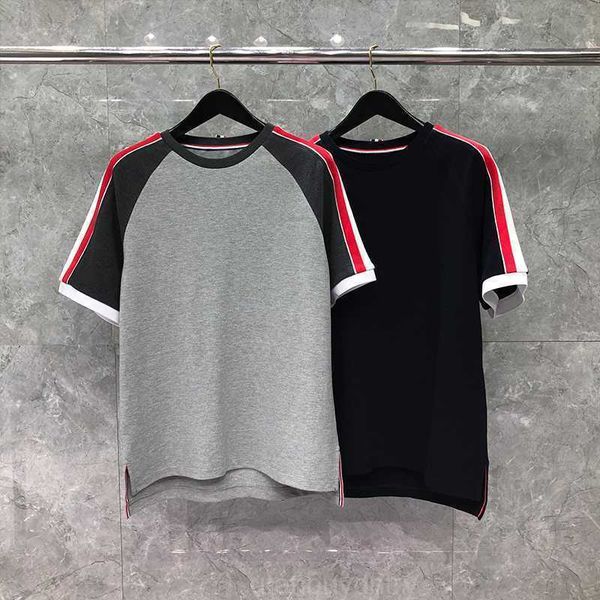 tb thom polo shirts fashion brand men casual slim fit pure cotton t-shirt summer short sleeve contrast color luxury clothing, White;black
tb thom polo shirts fashion brand men casual slim fit pure cotton t-shirt summer short sleeve contrast color luxury clothing, White;black