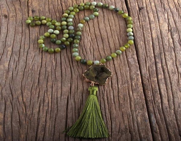 fashion bohemian jewelry semi precious stones knotted druzy stone links tassel necklaces for women boho necklace pendant5434591, Silver
fashion bohemian jewelry semi precious stones knotted druzy stone links tassel necklaces for women boho necklace pendant5434591, Silver