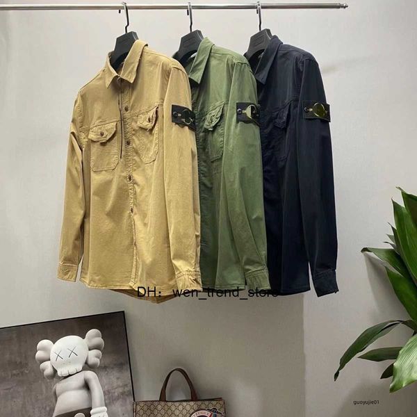 outerwear designer badges zipper shirt jacket loose style spring autumn mens oxford breathable portable high street stones island clothing j, Black;brown
outerwear designer badges zipper shirt jacket loose style spring autumn mens oxford breathable portable high street stones island clothing j, Black;brown