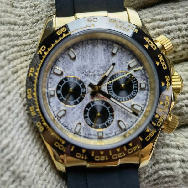 automatic mechanical high-luxury men's watch universe timekeeping series m116518ln meteorite panda plate 40mm ceramic rim rubber belt o, Slivery;brown
automatic mechanical high-luxury men's watch universe timekeeping series m116518ln meteorite panda plate 40mm ceramic rim rubber belt o, Slivery;brown