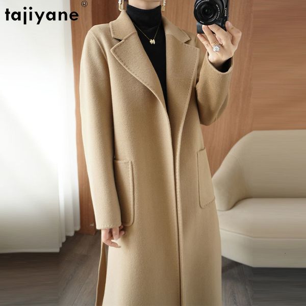 womens wool blends tajiyane super quality 100% coats for women korean fashiion clothing doublesided jacket ladies and jackets 230818, Black
womens wool blends tajiyane super quality 100% coats for women korean fashiion clothing doublesided jacket ladies and jackets 230818, Black