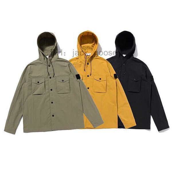 brand mens jackets hooded island jacket with stand collar button double dimensional pockets embroidered armbands stones shirt cp hoodie novw, Black;brown
brand mens jackets hooded island jacket with stand collar button double dimensional pockets embroidered armbands stones shirt cp hoodie novw, Black;brown