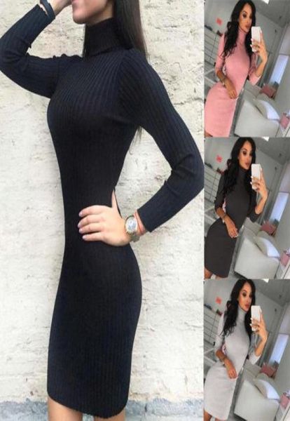 new long sleeve knit dress women bodycon knitted long sweater dress jumper winter slim pullover high neck 6074535, Black;gray
new long sleeve knit dress women bodycon knitted long sweater dress jumper winter slim pullover high neck 6074535, Black;gray