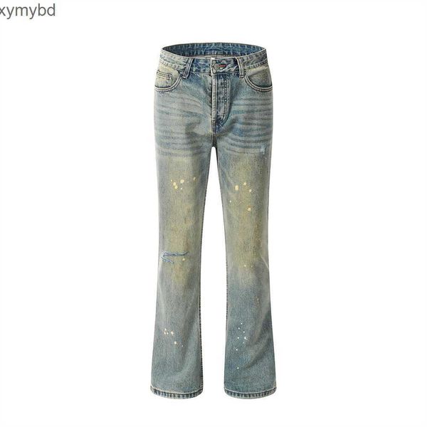 high street speckled hole jeans men's china-chic ins loose straight wide leg pants design sense dad long pants, Blue
high street speckled hole jeans men's china-chic ins loose straight wide leg pants design sense dad long pants, Blue