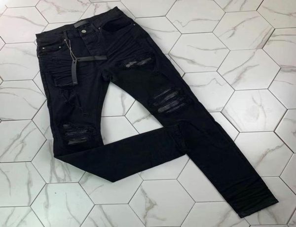 hm205 mens jeans slim jeans distressed denim white designer leather pants with holes letters torn tattered knee ripped for man ski9612729, Blue
hm205 mens jeans slim jeans distressed denim white designer leather pants with holes letters torn tattered knee ripped for man ski9612729, Blue