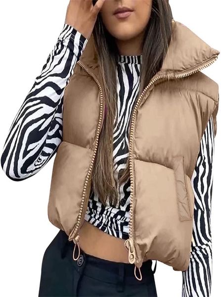 womens vests fall winter warm cropped vest jackets for women fashion sleeveless stand collar zip up puffer waistcoat street style 2536224, Black;white
womens vests fall winter warm cropped vest jackets for women fashion sleeveless stand collar zip up puffer waistcoat street style 2536224, Black;white