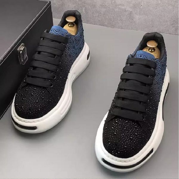 men's shoes fashion brand rhinestone low-sports casual shoes men's match color lace-up board shoes casual diamond shoe 1aa36, Black
men's shoes fashion brand rhinestone low-sports casual shoes men's match color lace-up board shoes casual diamond shoe 1aa36, Black