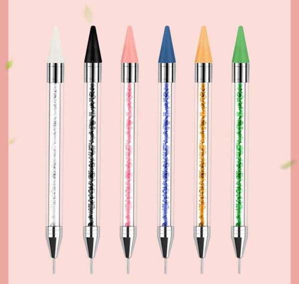 na026 dualended nail dotting pen crystal beads handle rhinestone studs picker wax pen nail rhinestone beads picker acrylic7116419, Silver
na026 dualended nail dotting pen crystal beads handle rhinestone studs picker wax pen nail rhinestone beads picker acrylic7116419, Silver